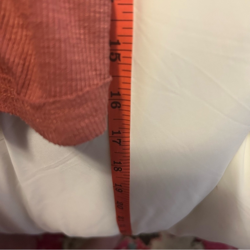 Free People Rust Ribbed Tank Top - Picture 5 of 6
